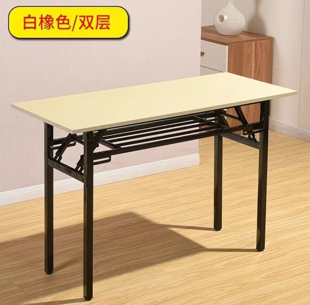 长条折叠桌   白橡色180*40*75cm